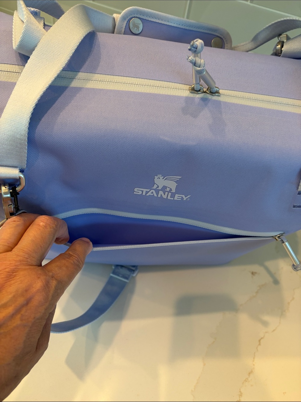 NWT Stanley Julienne Max 20QT Soft Cooler Shoulder Bag - (Hydrangea)Lavender - Picture 6 of 16